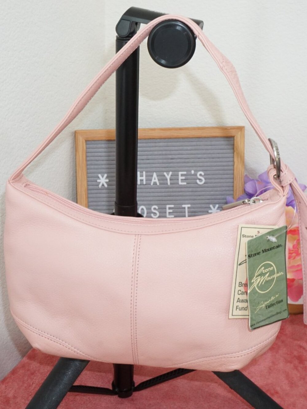 🔹️FINAL SALE🔹️ Stone mountain Genuine Leather Handbag - Picture 9 of 11